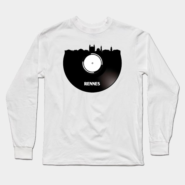 Rennes Vinyl Long Sleeve T-Shirt by Ferrazi